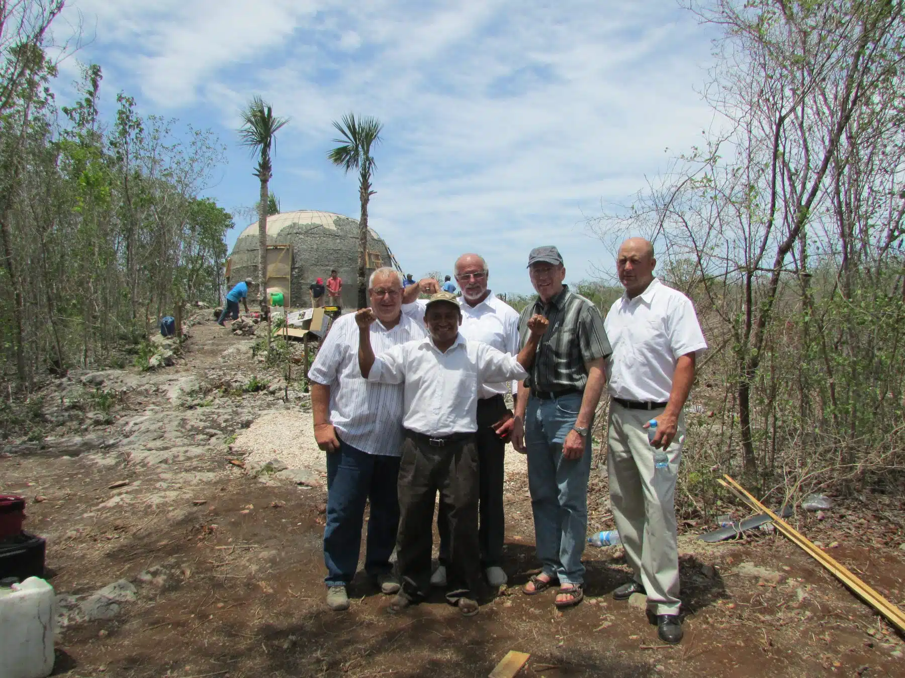 Shamrock Plumbing volunteers at a Mayan Miracle Foundation service site in Mexico